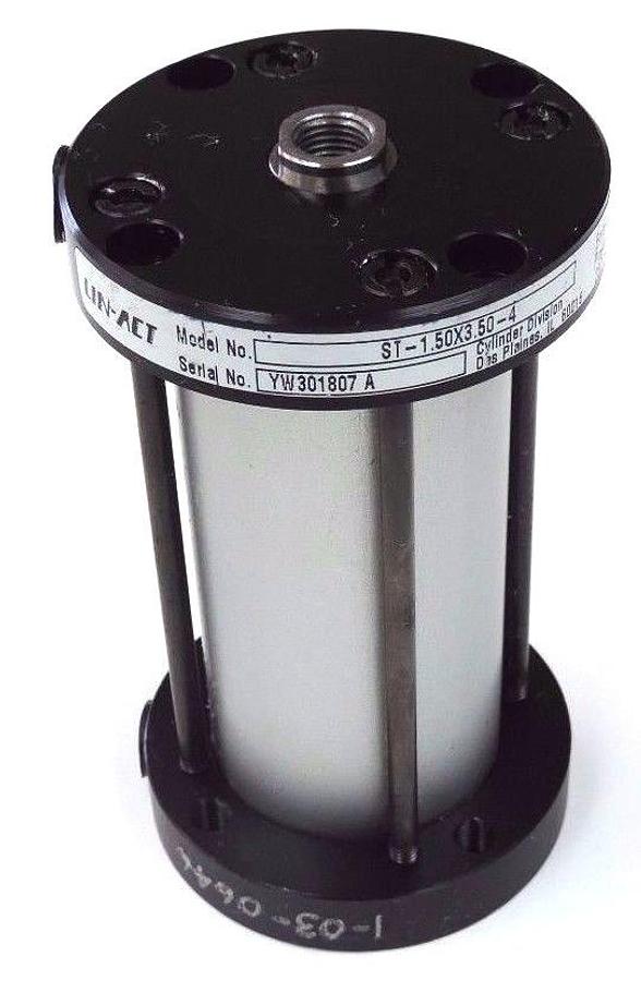 Used NEW LIN-ACT ST-1.50X3.50-4 CYLINDER ENVELOPE PRESSURE: 250PSI