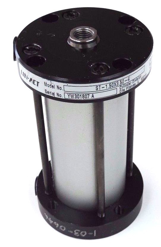 Used NEW LIN-ACT ST-1.50X3.50-4 CYLINDER ENVELOPE PRESSURE: 250PSI