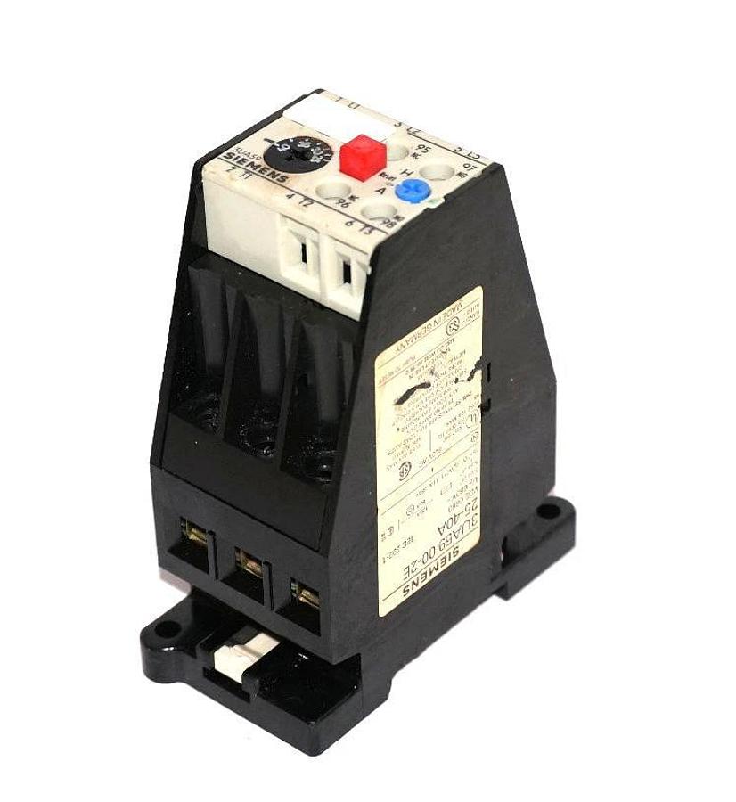 Used SIEMENS 3UA59-00-2E OVERLOAD RELAY 25-40A 3UA59002E