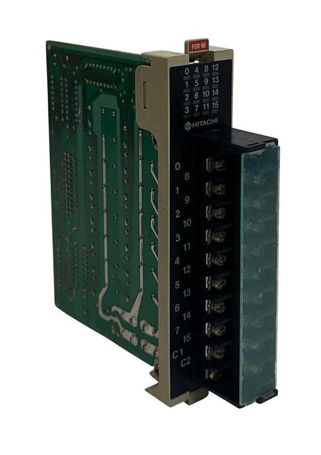 Used HITACHI POM-RH / P0M-RH / POMRH 16-PT RELAY OUTPUT MODULE 33016133-4 NSNP