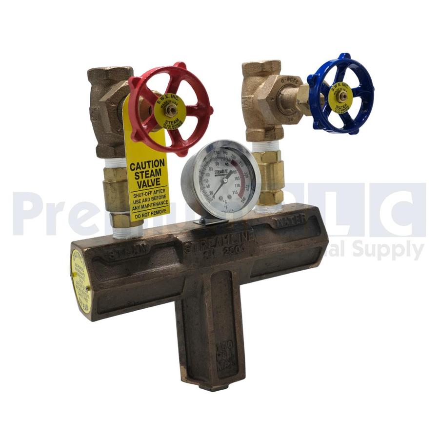 STREAMLINE STEAMASTER 2000 SM-2000 / STM2000N BRONZE MIXING STATION 150PSI NSNP