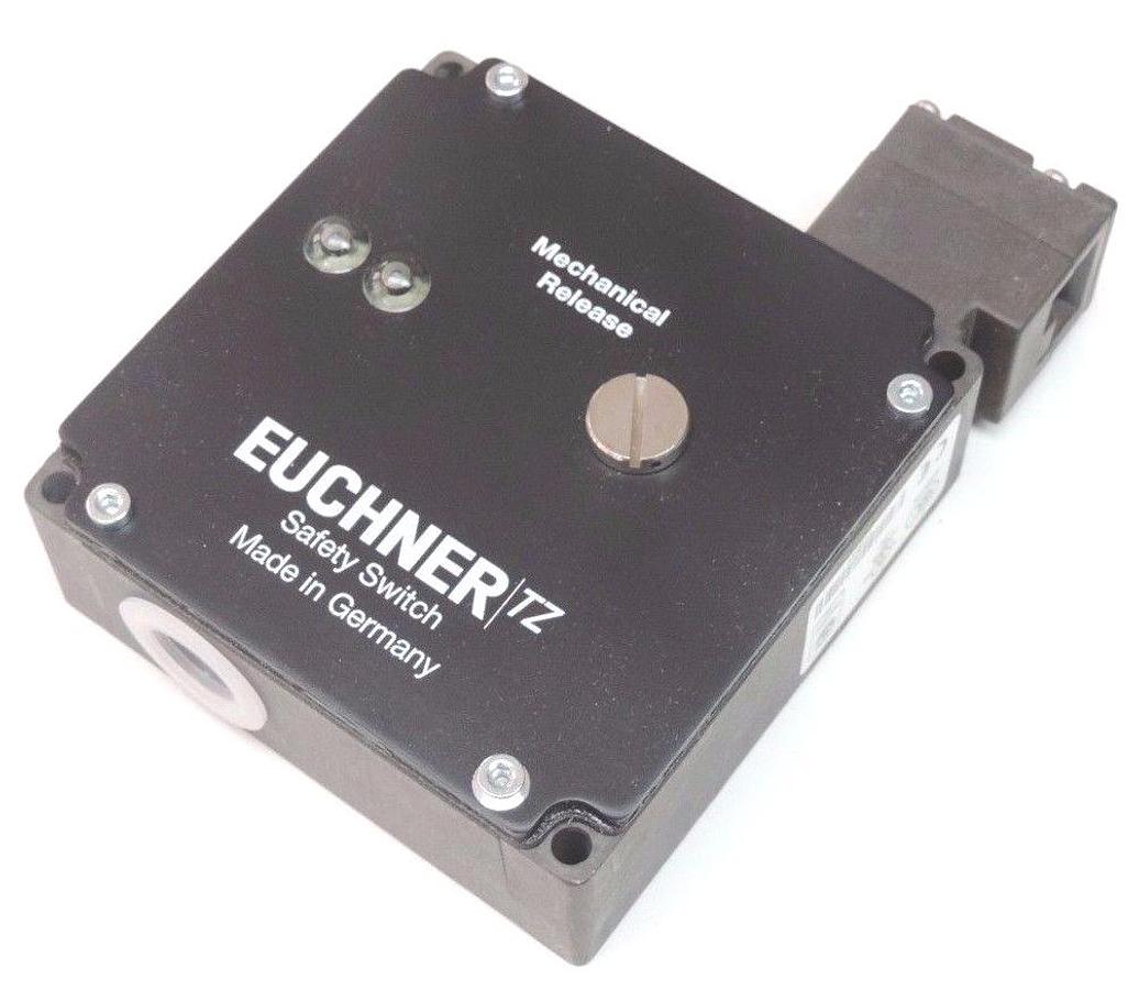 Used NIB EUCHNER TZ2RE024MVAB SAFTEY SWITCH AC/DC 24V, ID. NR. : 088071, MISSING KEY