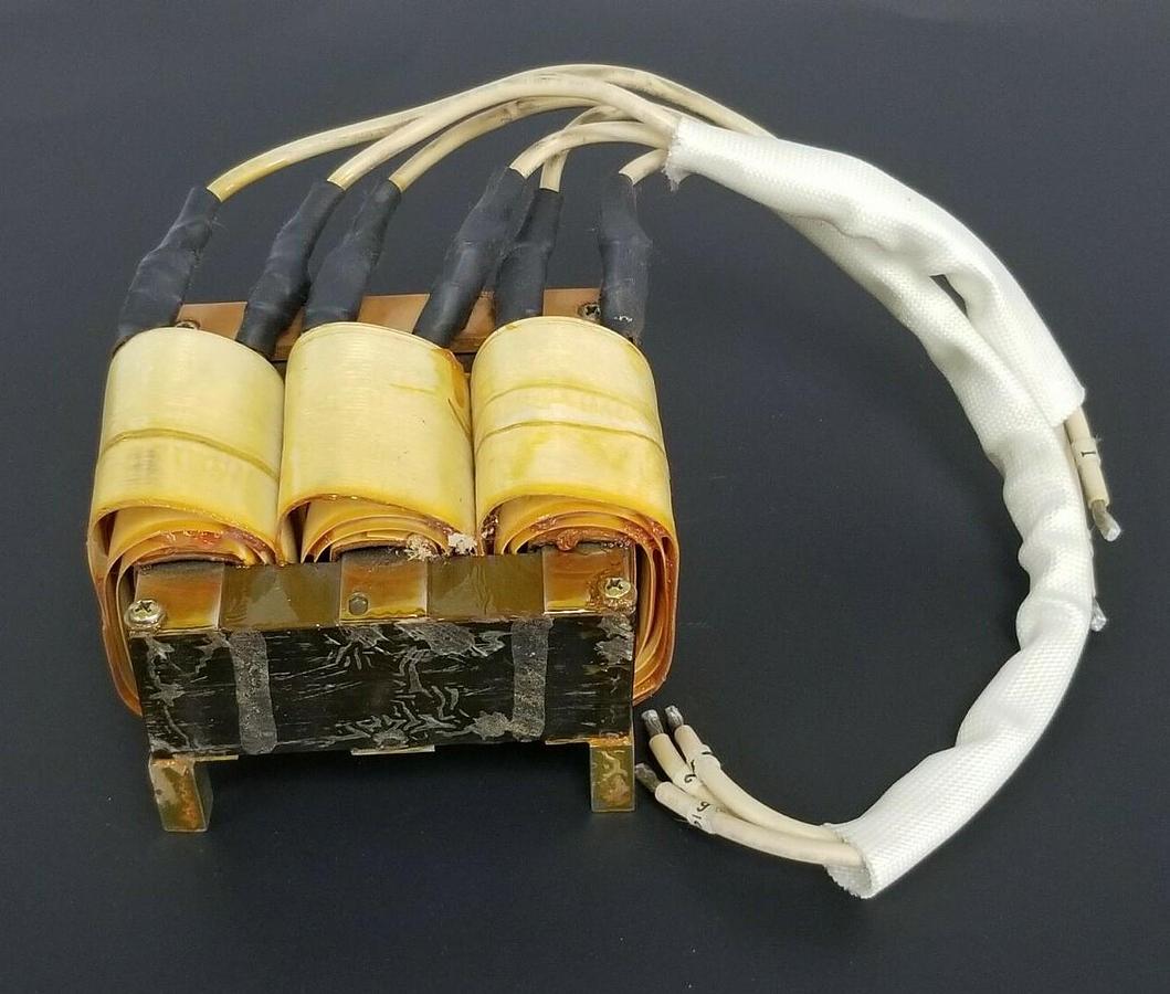 Used BALDOR / BASLER LR0001A16 REACTOR TRANSFORMER 455UH 40A 60HZ BR-32631001