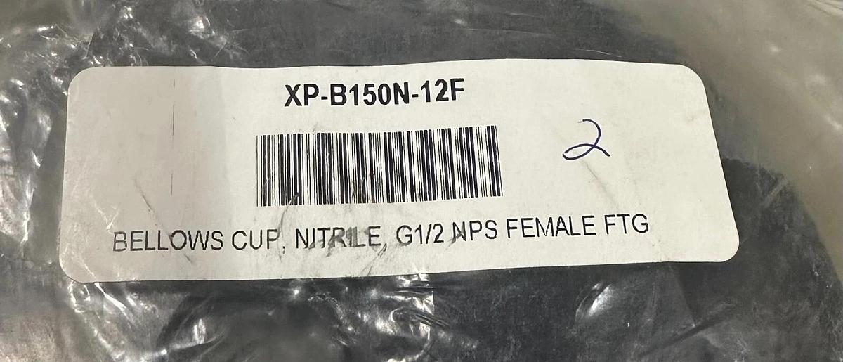 NEW EDCO XP-B150N-12F / XPB150N12F BELLOWS CUP NITRILE 150mm XP-B150 / XPB150
