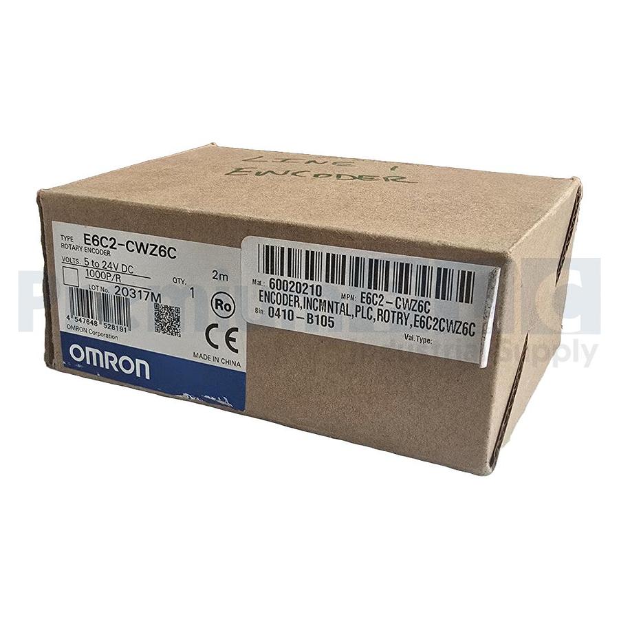 Used NEW OMRON E6C2-CWZ6C 1000P/R 2M ROTARY ENCODER, INCREMENTAL 5-24VDC D-50mm NSMP