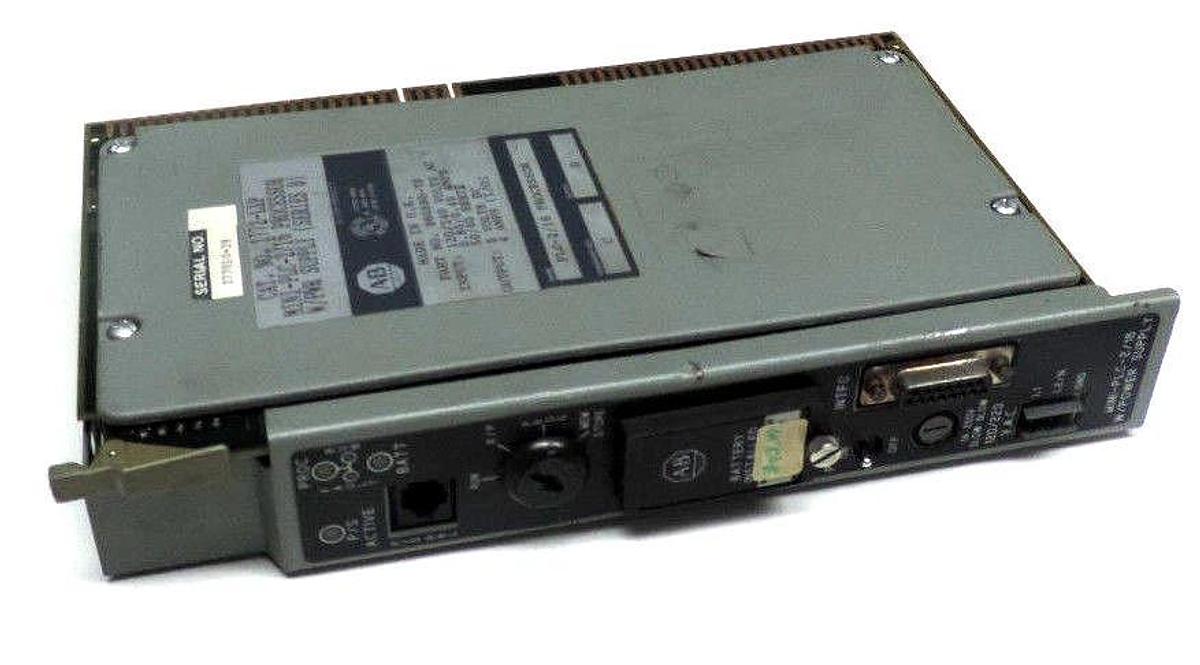 Used ALLEN BRADLEY 1772-LXP MINI-PLC-2/16 PROCESSOR W/PWR SUPPLY SER. D, F/W REV. C