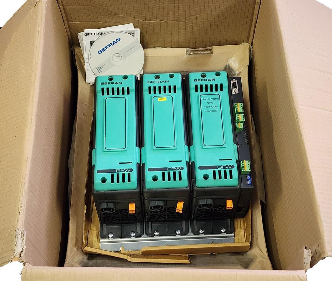 Used USED GEFRAN GFW-3PH-60-600-0-0-2-0-1-1-0 ID: F062661 GFW SCR POWER CONTROLLER