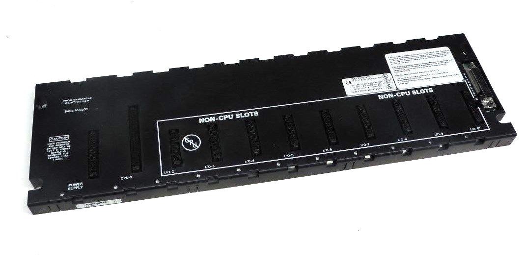 Used FANUC IC693CHS391K BASE 10-SLOT PROGRAMMABLE CONTROLLER