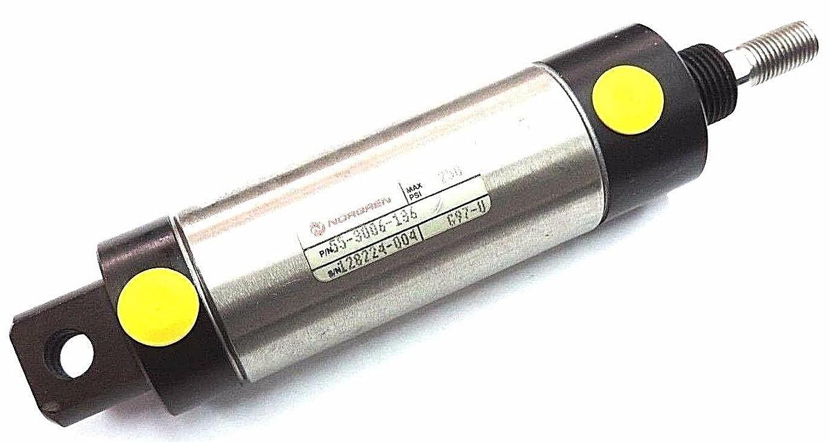 Used NEW NORGREN 55-3006-136 PNEUMATIC CYLINDER 2" STROKE