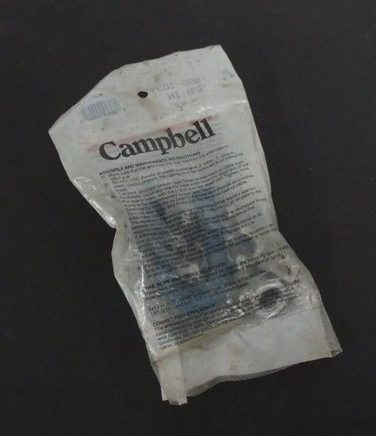 Used NEW CAMPBELL 699-1034 WIRE ROPE CLIP 5/8" 6991034