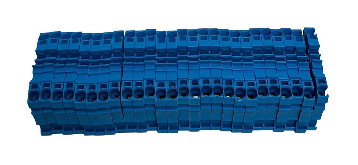 Used 26 WAGO 2004-1204 / 20041204 TOPJOB S 2-CONDUCTOR THROUGH TERMINAL BLOCKS NSNP