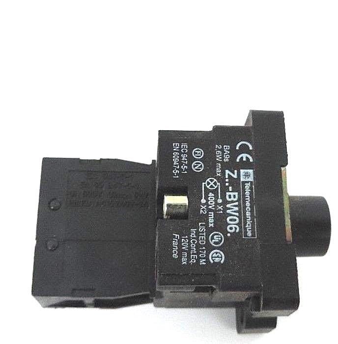 NIB TELEMECANIQUE ZA2BW061-120V PILOT LIGHT 120VAC W/OUT BULB, ZA2BW061120V