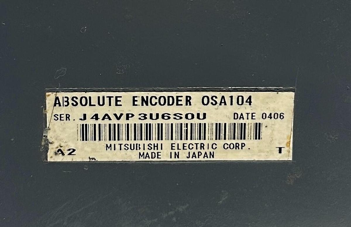 Used MITSUBISHI HA300NC-S / HA300NCS AC SERVO MOTOR SPEC 42001 4.5kW OSA104 REPAIRED