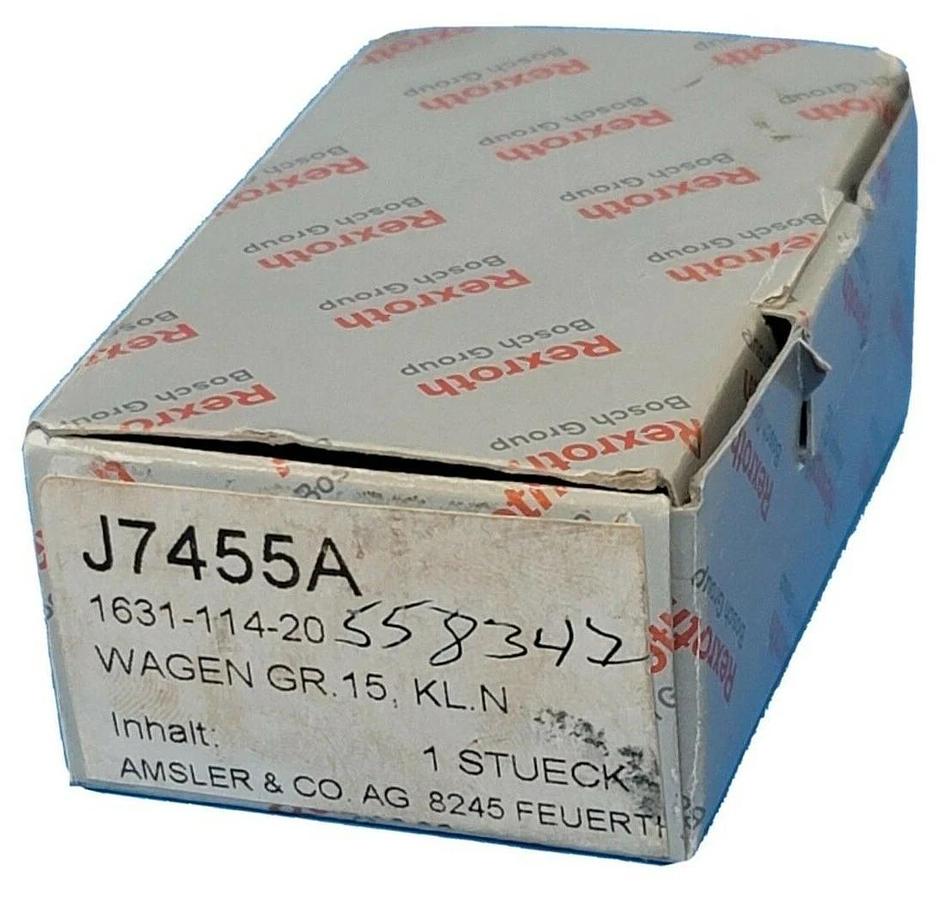 Used NIB REXROTH BOSCH R163111424 BALL RUNNER BLOCK 1631-114-20