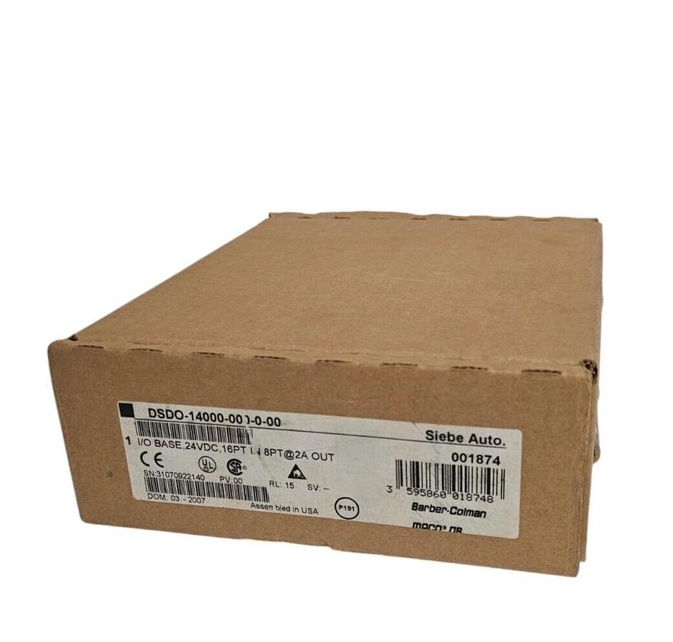 Used BARBER-COLMAN DSDO-14000-000-00-0 1/O BASE, 24VDC, 16PT IN DSDO14000000000