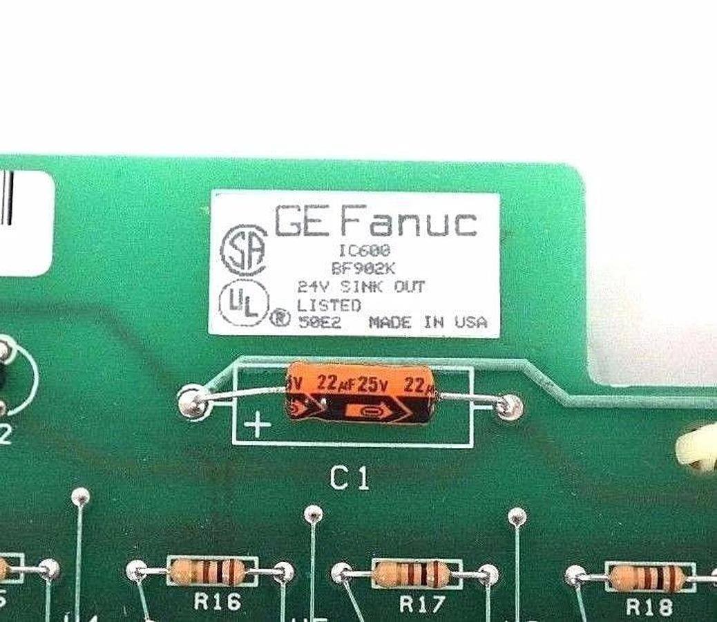 Refurbished GE FANUC IC600BF902K 24V SINK OUTPUT MODULE 44A717528-G02 44A717665-002 REPAIRED