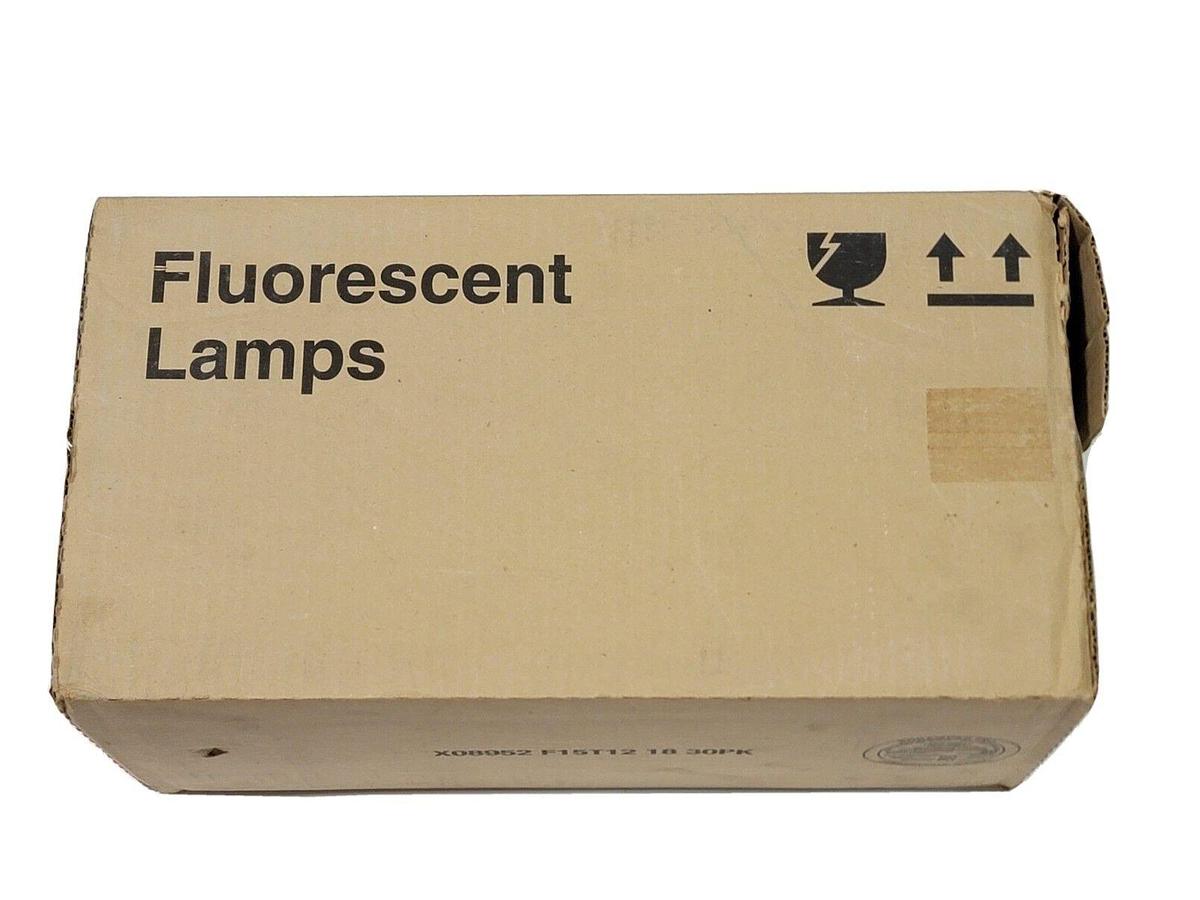 Used 29 NEW PHILIPS F15T12CW FLUORESCENT LIGHT BULBS COOL WHITE