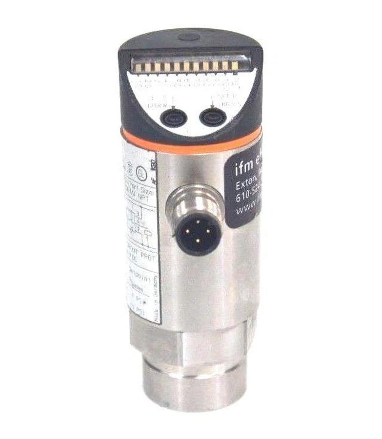Used IFM EFECTOR PB5224 PRESSURE SWITCH LIQ/GAS 0-100PSI 1/4" NPT