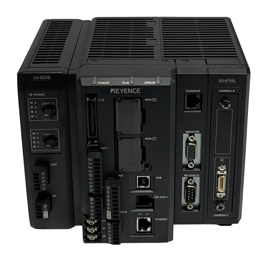 Used For Parts KEYENCE XG-8702L / CA-DC21E MULTI-CAMERA IMAGING SYSTEM CONTROLLER USB