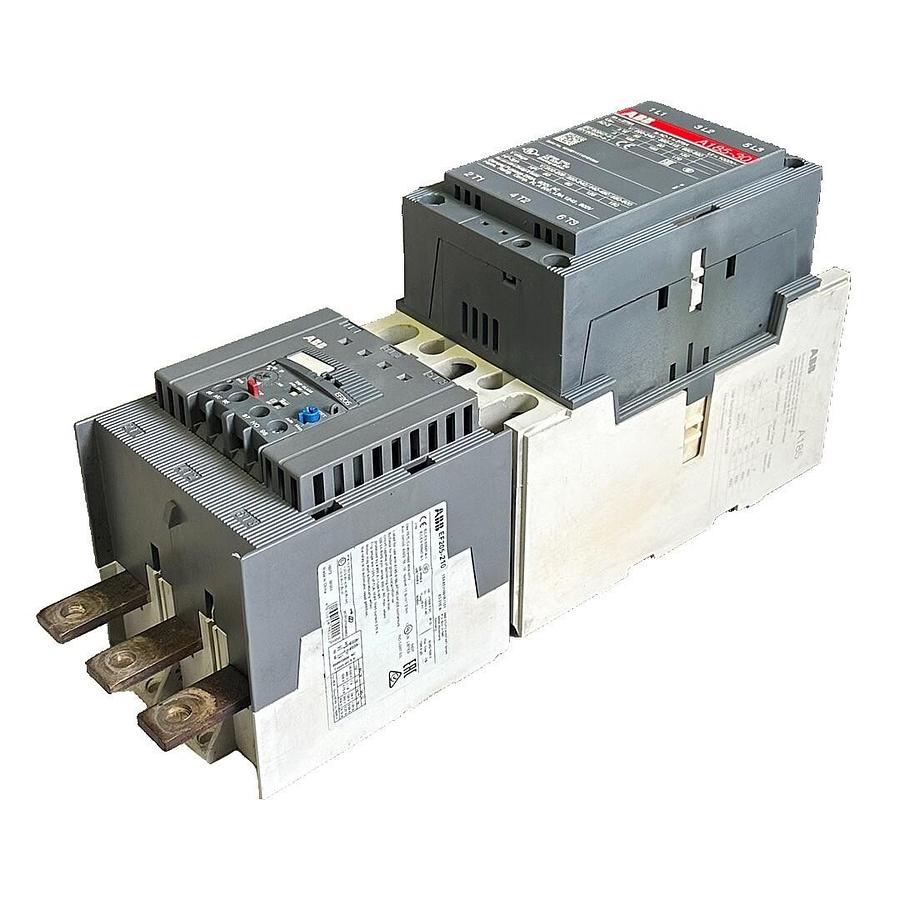Used ABB A185-30 / A18530 CONTACTOR 275A 1000V 3-POLE W/ ABB EF205-210 OVERLOAD RELAY