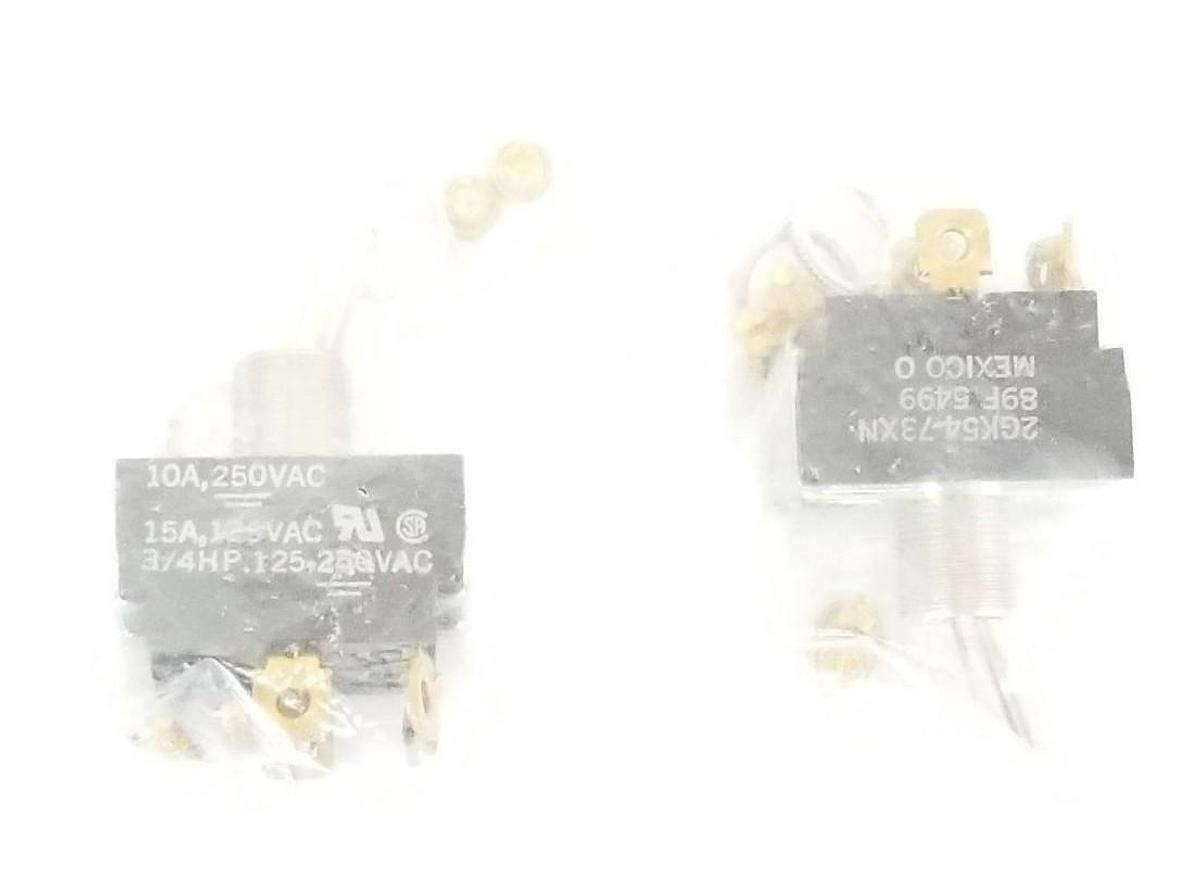 Used LOT OF 2 NEW CARLING SWITCH 2GK54-73XN TOGGLE SWITCHES 2GK5473XN