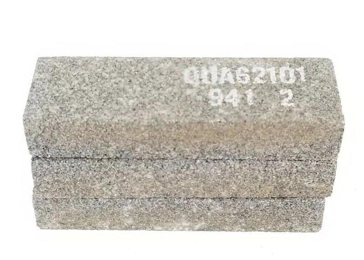 LOT OF 3 GENERIC 0UA62101 GRINDING STONE PLATES 6 IN. L 1 IN. T 2 IN. W QUA62101