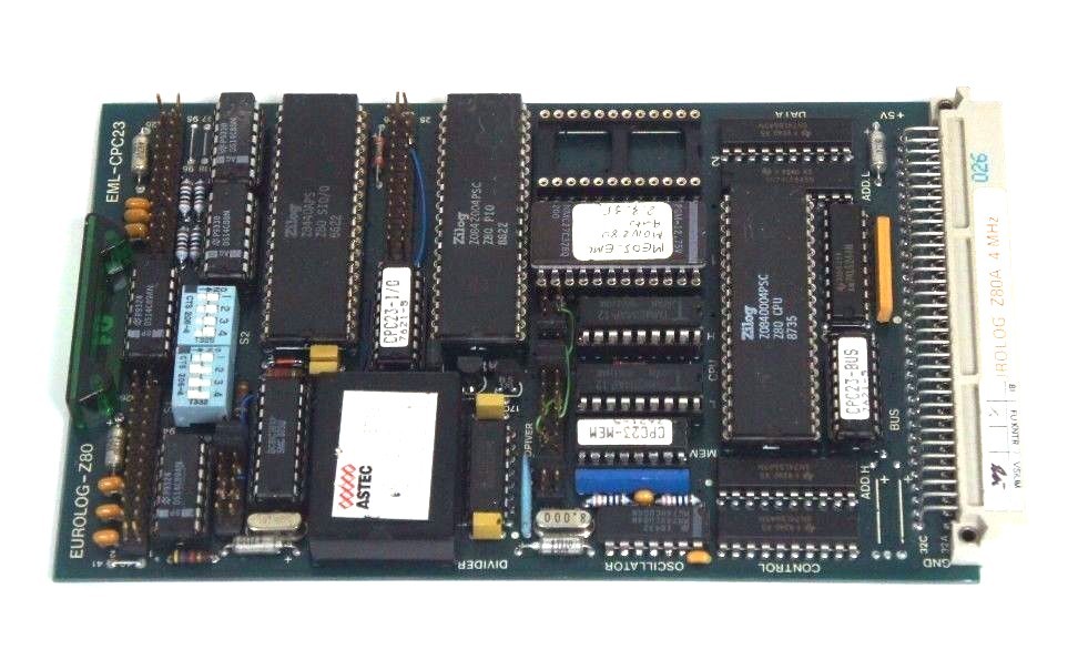 Used EUROLOG-Z80 CONTROL OSCILLATOR DIVIDER BOARD EML-CPC23 TYPE CPC-2 SERIE: 3357