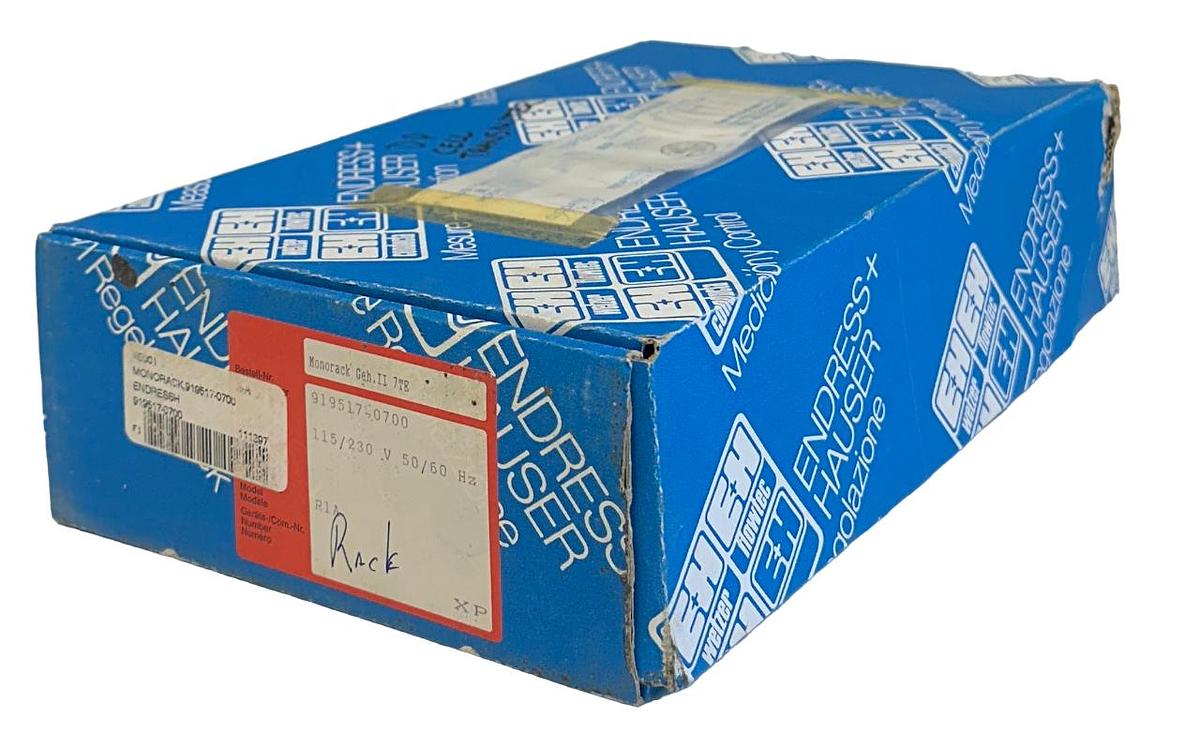 Used NEW Endress+Hauser 919517-0700 / 7TE MONORACK II HOUSING 115/230V 50/60Hz NSMP
