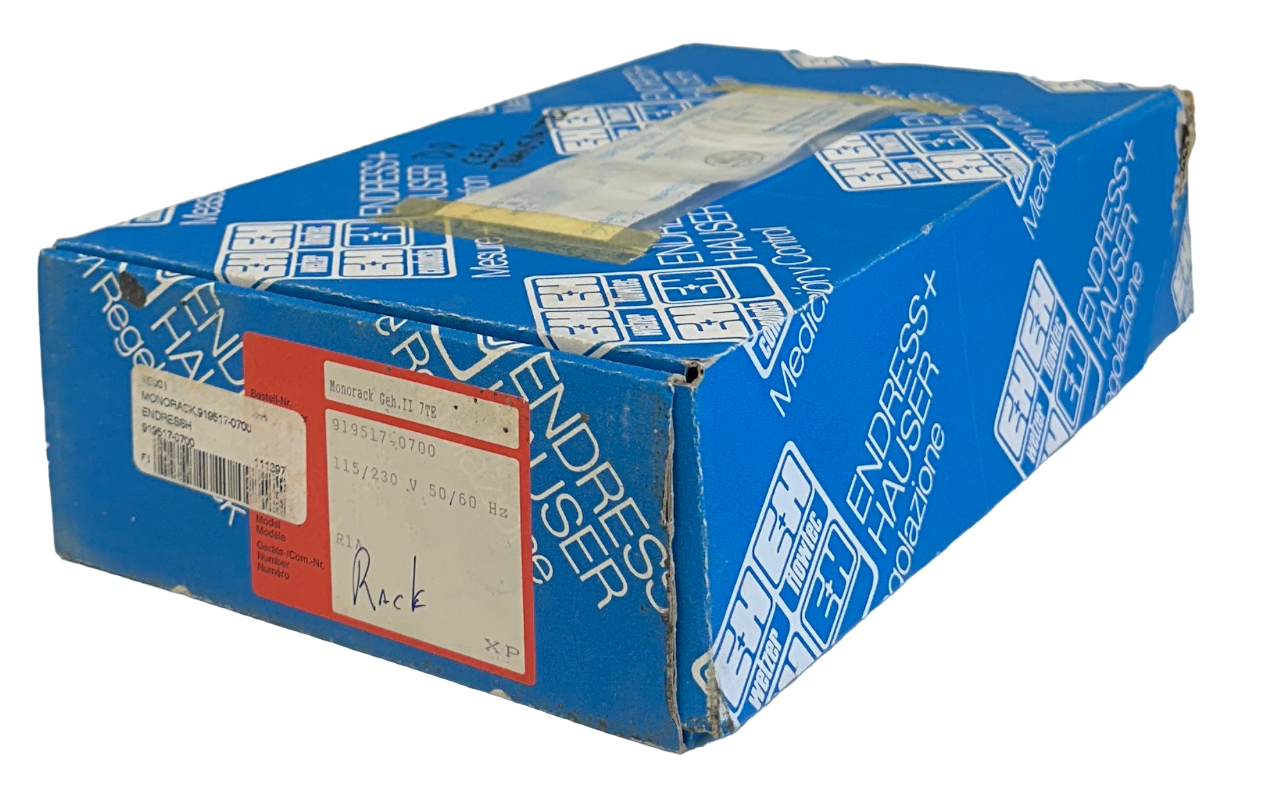 Used NEW Endress+Hauser 919517-0700 / 7TE MONORACK II HOUSING 115/230V 50/60Hz NSMP