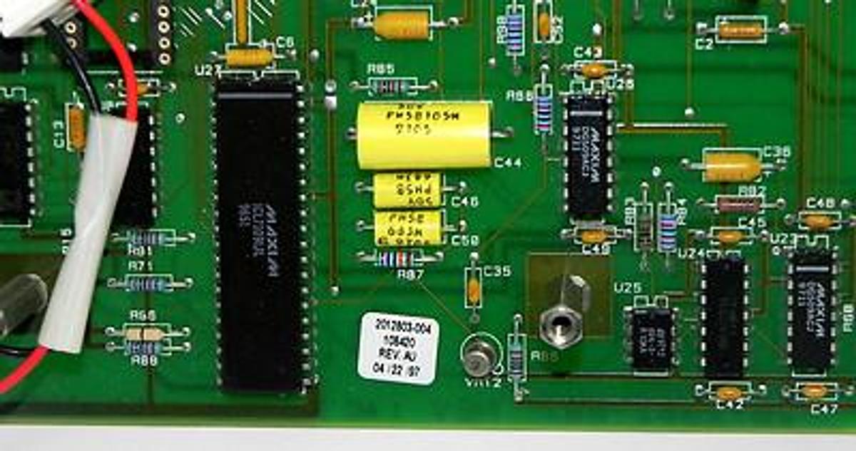 Used AA INC 2012803-004 CIRCUIT CARD REV. AU, 2015157-001 REV. AB