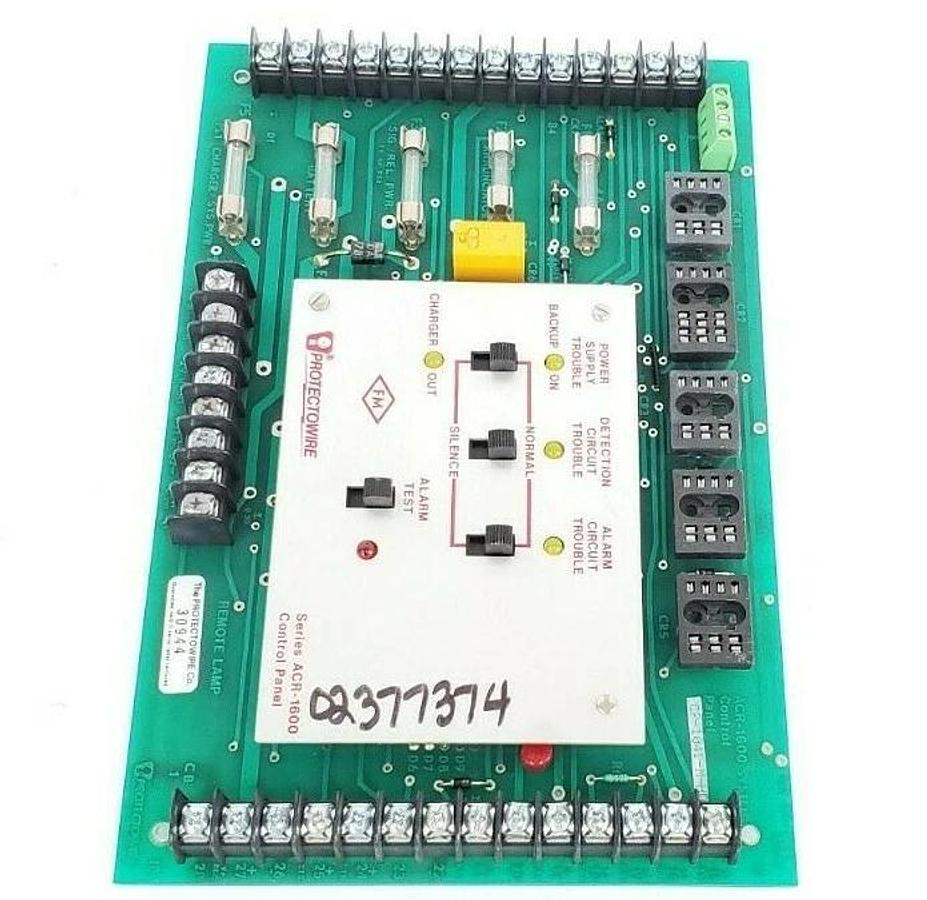 Used PROTECTOWIRE CP-1041-M-HD SERIES ACR-1600 CONTROL PANEL PC-1041