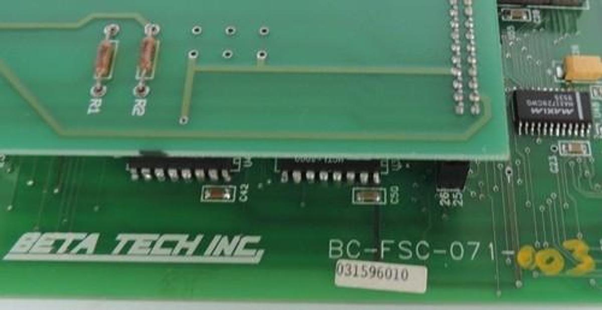 Used BETA TECH BC-FSC-072-003/BC-NULL-011-001 SPINDLE CARD BCFSC072003 REPAIRED