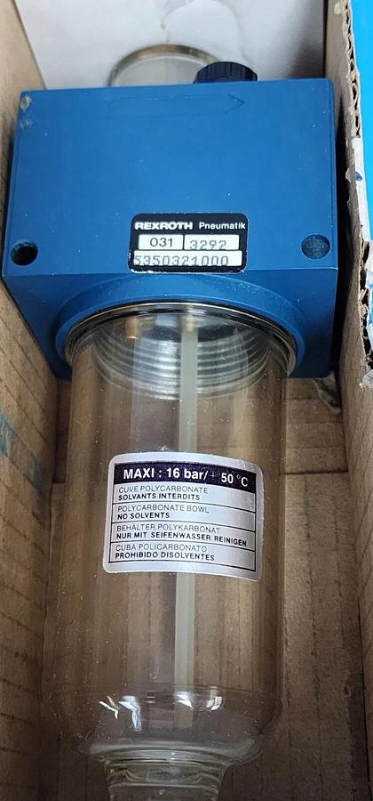 NIB MANNESMANN REXROTH 535 032 100 0 PRESSURE REGULATOR 5350321000