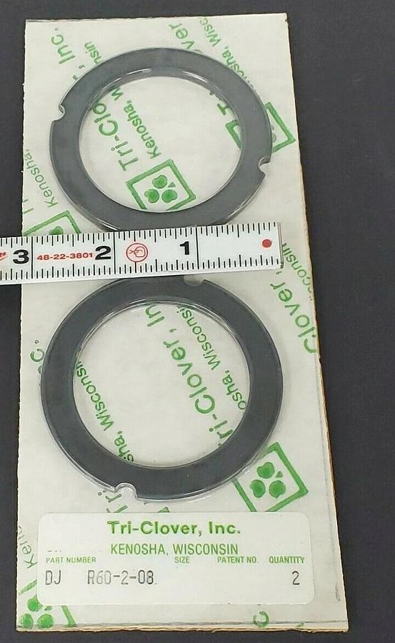 Used LOT OF 2 NEW TRI-CLOVER DJ R60-2-08 CARBON IMPELLERS