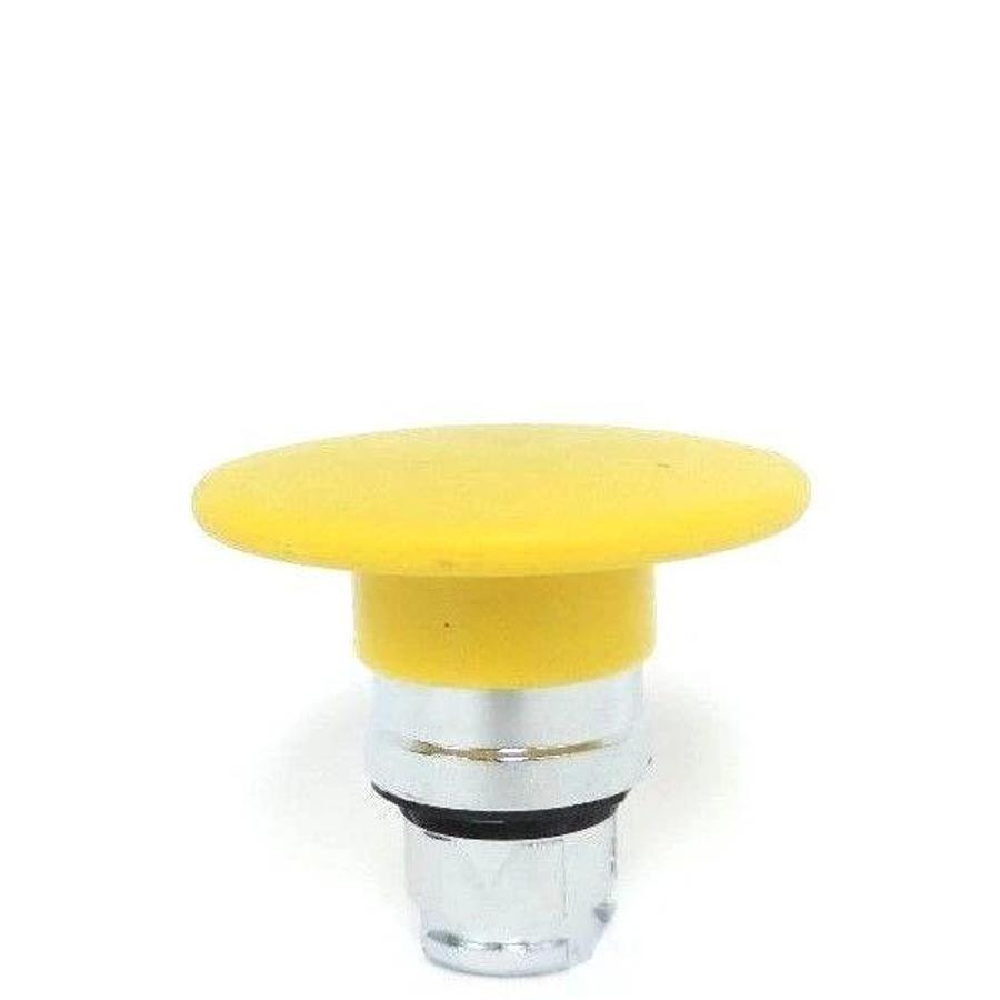Used NEW TELEMECANIQUE ZB4BR5 MOMENTARY MUSHROOM 60MM YELLOW