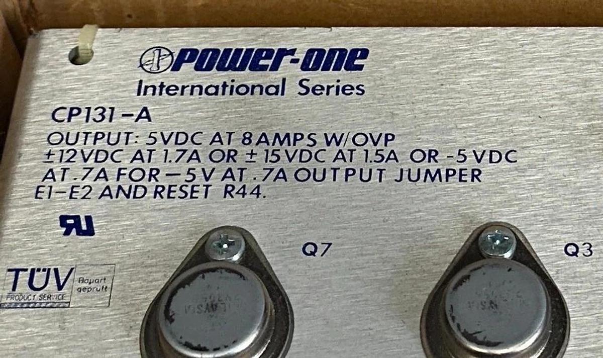 POWER-ONE CP131-A / CP131A INTERNATIONAL SERIES POWER SUPPLY 5VDC OUTPUT 8A NSMP