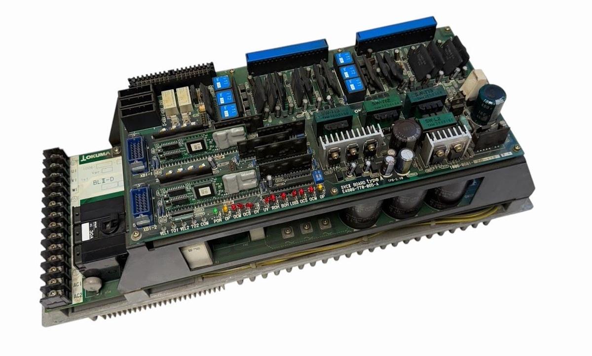 Used Okuma 1006 BLI-D BLII-D Servo Drive E4809-770-065-A SVCI Board E4809-820-004-B