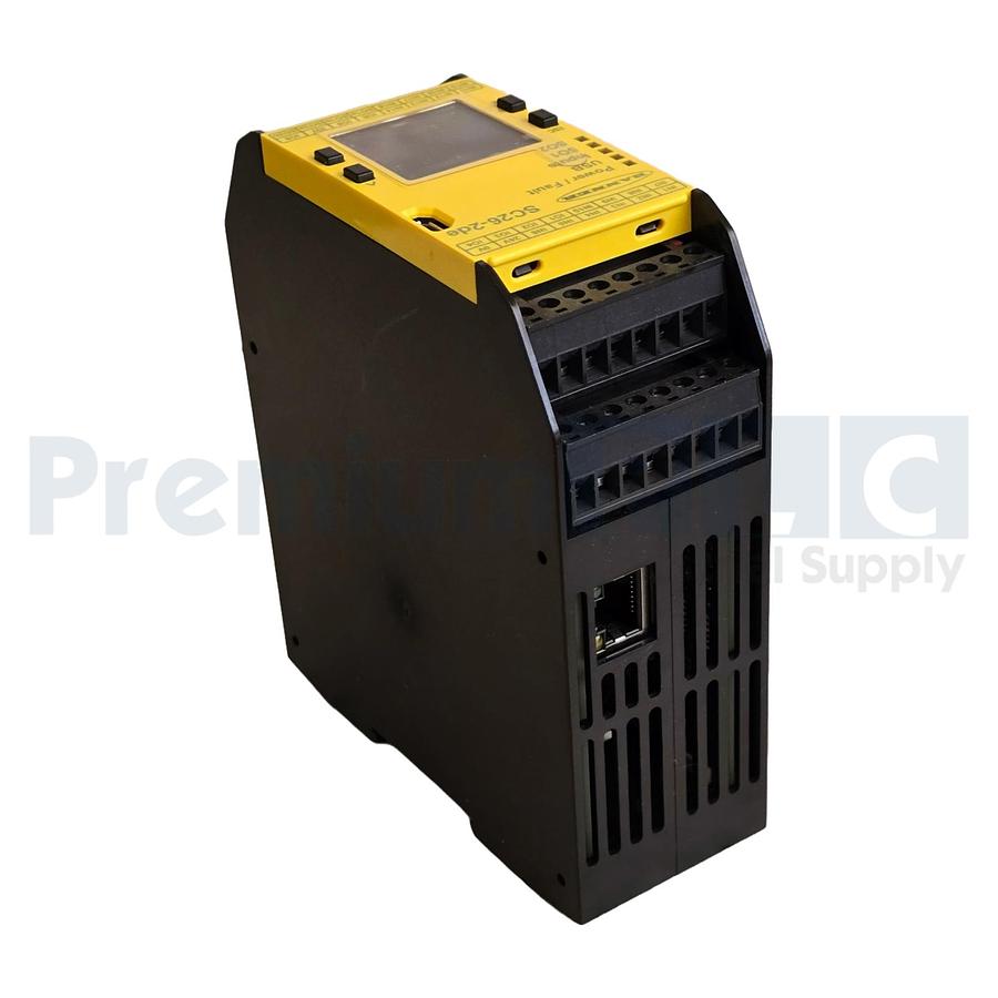 Used BANNER SC26-2DE SC26 SAFETY CONTROLLER BASE CONTROL MODULE P/N 85068 NUPI