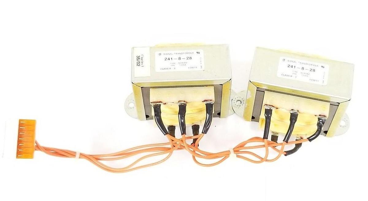Used LOT OF 2 SIGNAL TRANSFORMER 241-8-28 TRANSFORMERS 115VAC 50/60HZ 100VA ASY-1162