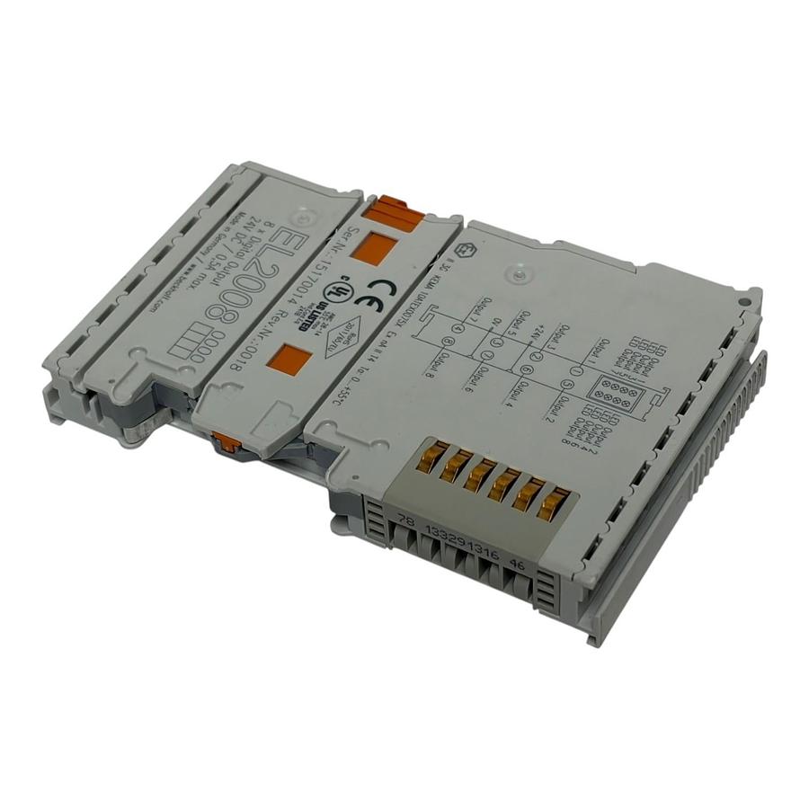 Used Beckhoff EL2008 Digital Output Module 8 Channel 24VDC 0.5A EtherCAT New Surplus