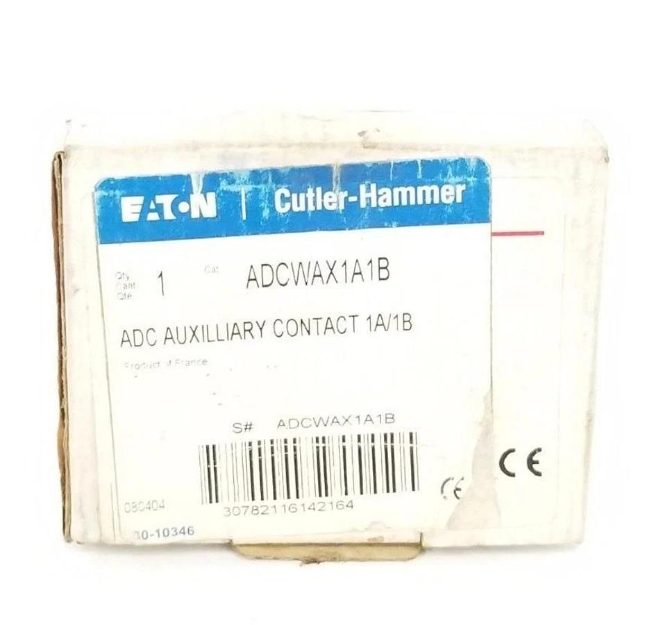 Used NIB EATON CUTLER-HAMMER ADCWAX1A1B ADC AUXILIARY CONTACT 1A/1B