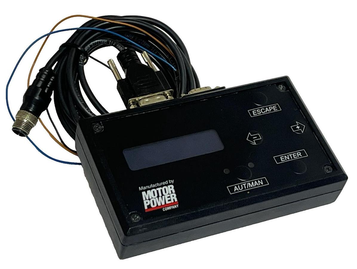 Used Motor Power Company DECAMPC Control Panel – LCD HMI with Aut/Man, Enter, Esc