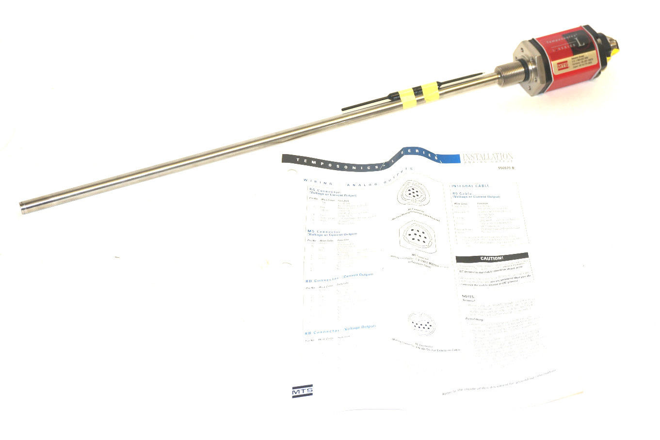 Used NEW MTS TEMPOSONICS LHTRG00U01301V0 LINEAR TRANSDUCER L SERIES