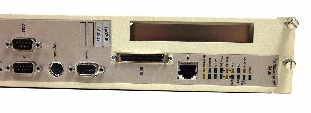 Used SYNOPTICS LATTISENGINE 3486 ICE 920-238-A HUB MODULE 102735443 W/ IBM-H2258-A3
