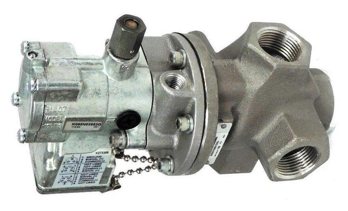 Used NIB PARKER N3557N00153G 3WAY NC VALVE 120 VOLT K065N03553G