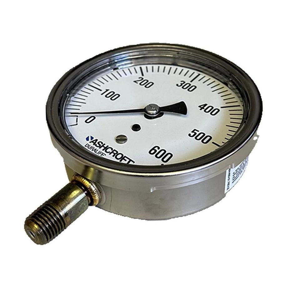 NEW ASHCROFT 35-1009-AW-02L-600#-XLJ / 351009AW02L600#XLJ DURALIFE GAUGE 3-1/2''