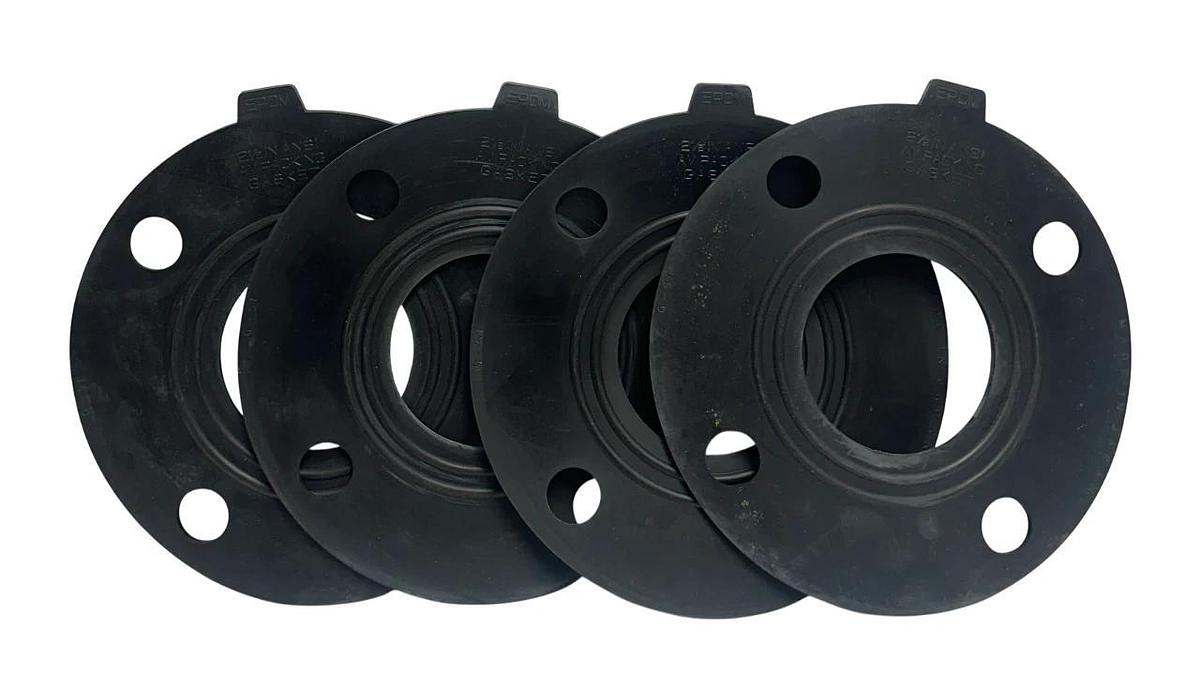 Used 4 ASAHI 2-1/2'' ANSI AV PACKING GASKETS OEM EPDM 3113025 G-S1 NSNP