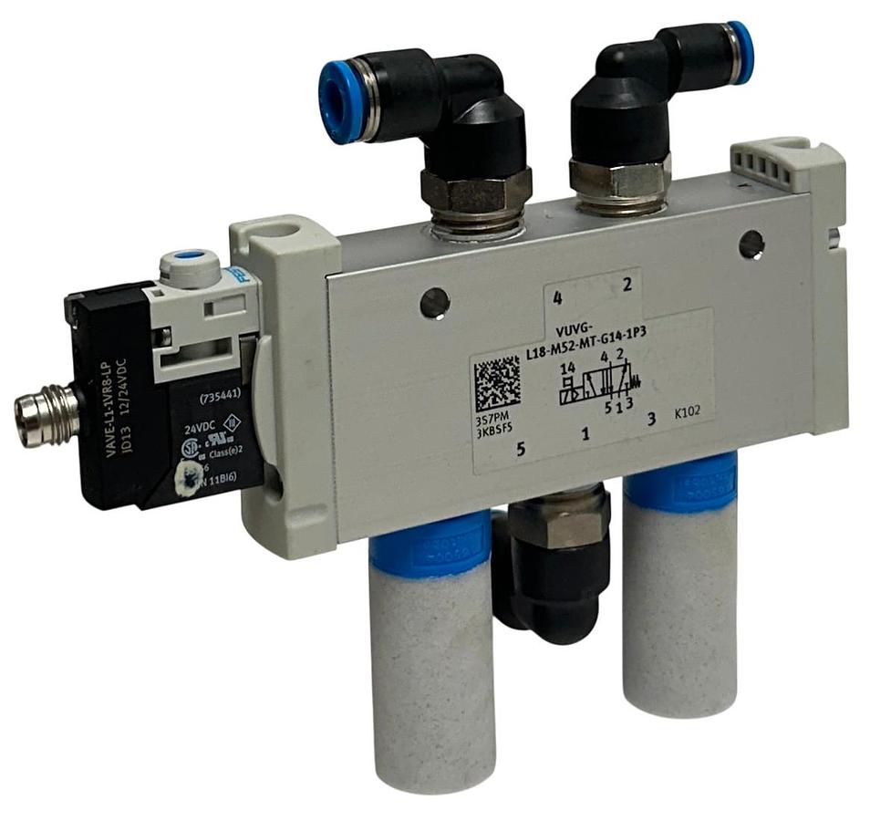 FESTO VUVG-L18-M52-MT-G14-1P3 / 574429 AIR SOLENOID VALVE 24VDC 35143-USS NSNP