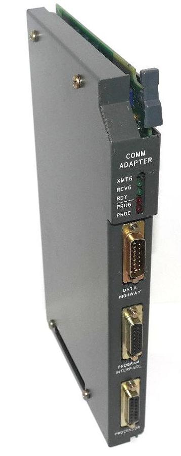 Used ALLEN BRADLEY 1771-KA2 COMMUNICATION ADAPTER MODULE SERIES A REV. G