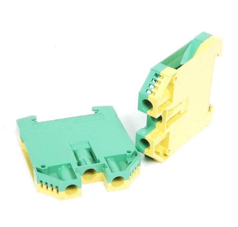 Used LOT OF 2 WEIDMULLER 1010400000 TERMINAL BLOCKS WPE-16 220VAC